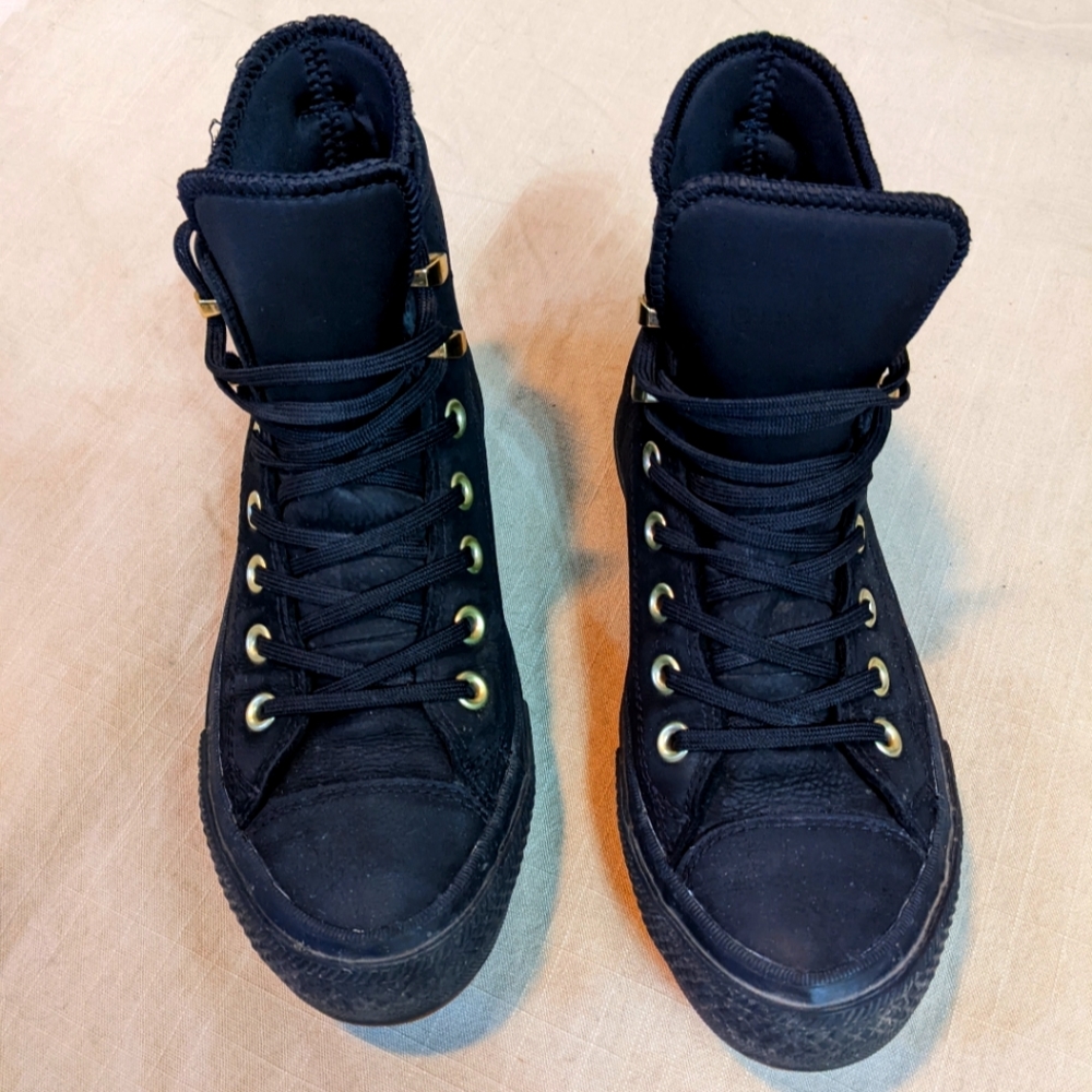 Black Converse All Star Waterproof with Lunarlon - Size 7.5